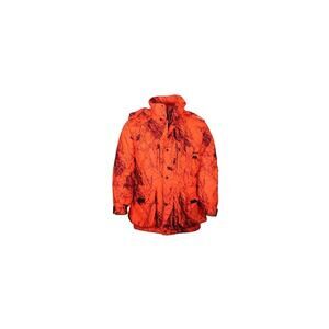 Game hide Men's Insulated Waterproof Blaze Orange Camo Whisper Parka Large